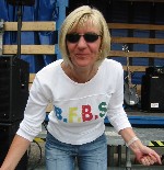 Sandra Poole from BFBS JHQ Rheindahlen, looking cool...