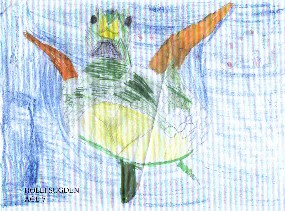 From Holli Sugden, Marlborough School,Osnabrck - I think it's a Turtle or James McDonald dancing...
